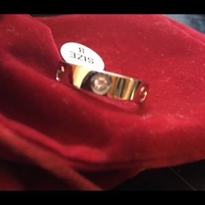 COPY - Love  ring  gold plated
